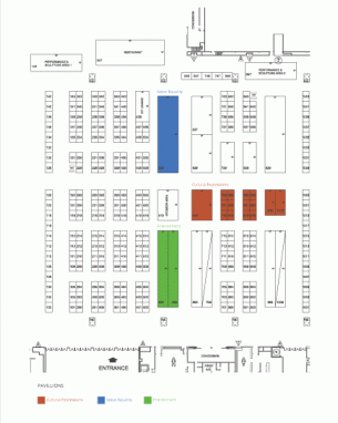 World Wide Art Los Angeles 2014 Floor Plan