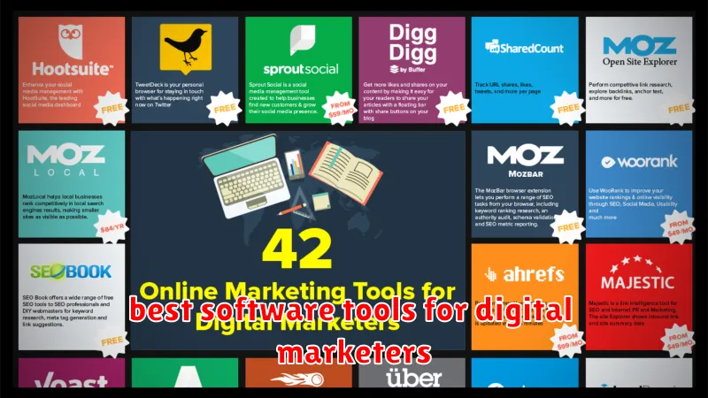 best software tools for digital marketers