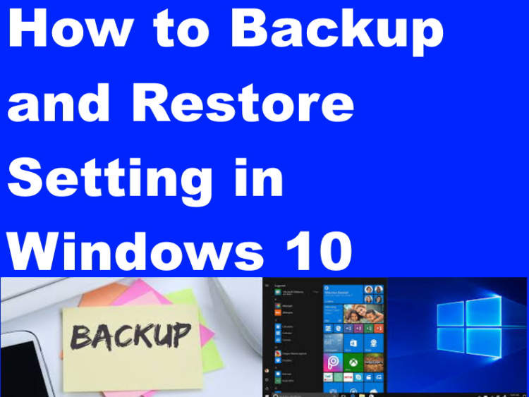 How to configure and use laptop backup and restore options