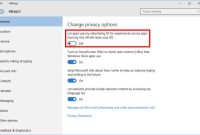 How to configure privacy settings on a laptop