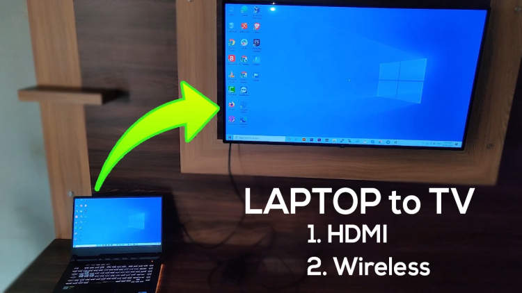 How to connect a laptop to a TV - Worldwideartla