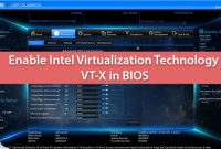 How to enable virtualization on a laptop