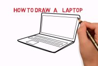 How to use laptop drawing and sketching tools