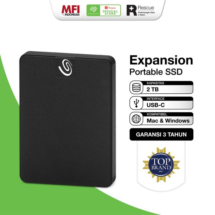 Seagate Expansion SSD Eksternal USB 3.0