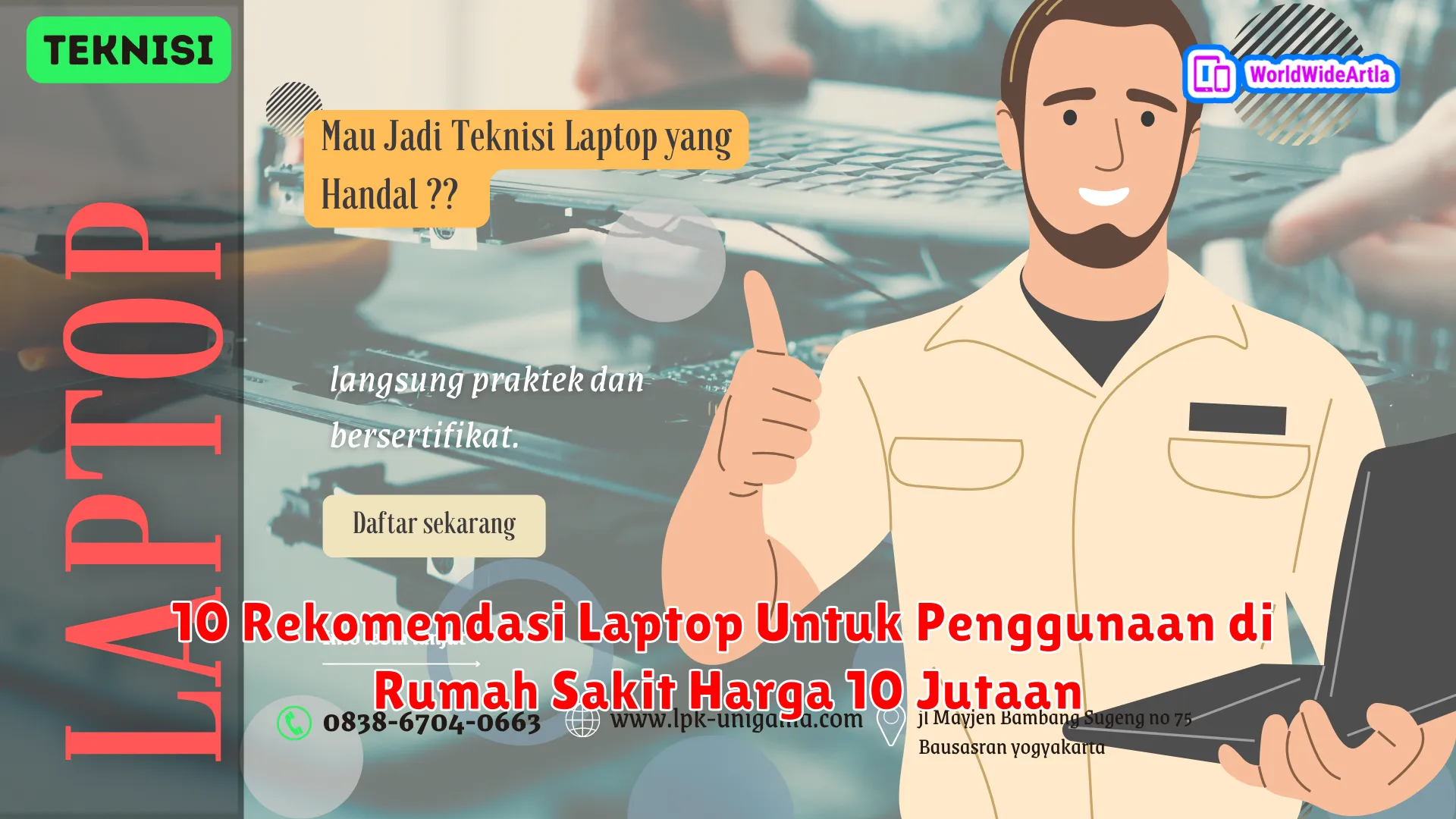 10 Rekomendasi Laptop Untuk Penggunaan di Rumah Sakit Harga 10 Jutaan