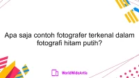 Apa saja contoh fotografer terkenal dalam fotografi hitam putih?