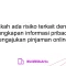 Apakah ada risiko terkait dengan pengungkapan informasi pribadi saat mengajukan pinjaman online?