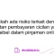 Apakah ada risiko terkait dengan persyaratan pembayaran cicilan yang tidak fleksibel dalam pinjaman online?