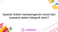 Apakah bokeh mempengaruhi mood dan suasana dalam fotografi alam?