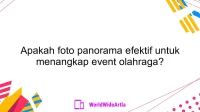 Apakah foto panorama efektif untuk menangkap event olahraga?