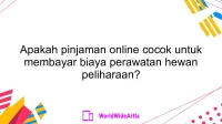 Apakah pinjaman online cocok untuk membayar biaya perawatan hewan peliharaan?