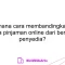 Bagaimana cara membandingkan suku bunga pinjaman online dari berbagai penyedia?