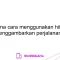 Bagaimana cara menggunakan hitam putih untuk menggambarkan perjalanan waktu?