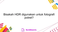 Bisakah HDR digunakan untuk fotografi potret?