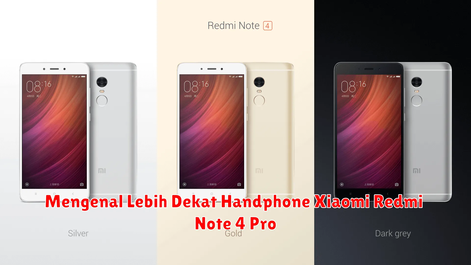 Mengenal Lebih Dekat Handphone Xiaomi Redmi Note 4 Pro